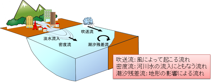 残差流の主な成分