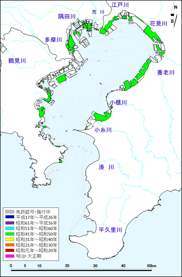 ���a41�N�`���a50�N�̖����n���z�}