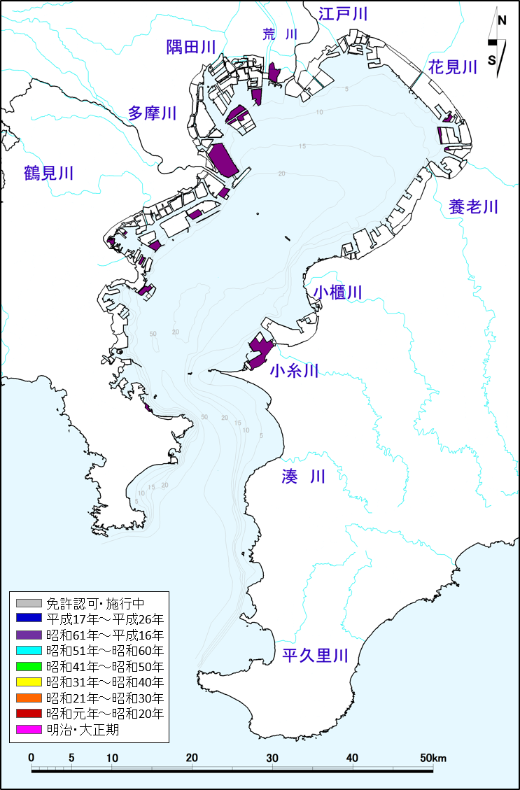 ���a61�N�`����16�N�̖����n���z�}